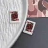 Accesorios de joyería de resina de póker de simulación, funda para teléfono móvil DIY, pasador para el pelo infantil hecho a mano, material de colgante de póker, venta al por mayor