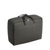 Bolsa de Almacenamiento Rayada de Tela Oxford Bolsa para Ropa Edredón Impermeable Bolsa de Almacenamiento para Viaje de Gran Capacidad para Empacar Mudanza Equipaje