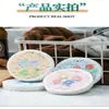 Esponja Redonda de Pulpa de Madera con Forma de Flor Comprimida Absorbente para Fregar Ollas, Paño de Limpieza de Cocina, Limpieza de Vajilla