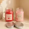 Velas perfumadas de cera de soja feitas sob medida com óleos essenciais de plantas para uso em casa e no quarto, velas com fragrância romântica como presentes