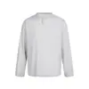 Camiseta de Manga Larga para Hombre Primavera y Otoño 2026, Delgada, Corte Limpio, Estilo Lazy Old Money, Corte Holgado Vintage, Camisa con Protección Solar