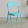 Silla plegable simple Silla con respaldo Silla para el hogar Silla portátil para oficina Silla de reunión Taburete simple Silla para computadora Silla de entrenamiento