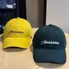 Nuevo Estilo Coreano Protección Solar Primavera y Verano Top Profundo Gorra de Béisbol Cabeza Grande Gorra de Pico para Hombre Mujer Amarillo Brillante Sombrero de Sol Profundizado y Ancho