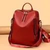 Mochila para Mujer 2026 Nuevo Modelo Mochila Transfronteriza para Dama Gran Capacidad Antirrobo Piel Suave Bolso de Hombro Cruzado para Viaje