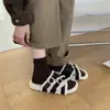 Pantuflas de Lana y Piel Genuina Estilo Coreano para Mujer, Suela Gruesa, Para Uso en Exteriores 2026 Invierno Retro Nicho Perezoso Birken Pantuflas de Algodón