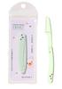 Lmltop Navaja Plegable para Cejas Linda y Compacta Acero Inoxidable Antiarañazos Navaja de Cejas Portátil Sy308