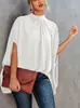 2026 Estación Independiente Deseo Amazon Moda Femenina Verano Casual Elegante Estampado Manga Murciélago Top