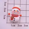 Carnaval Natal Sino Resina Acessórios DIY Cola Creme Presilha de Cabelo Capa de Celular Fivela de Sapato Acessórios para Decoração de Árvore de Natal