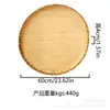 Recogedor de Bambú Hecho a Mano para Uso Doméstico, Productos Redondos de Bambú Tejido, Colador para Almacenamiento, Lavado de Verduras, Secado, Decoración de Granja, Productos de Bambú