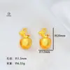 Lindo Dibujo Animado Que Trae Fortuna Escondite Oro Chapado DIY Colgante de Manzana Pluma Collar Pulsera Charm Accesorios para Joyería DIY