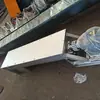 Transportador de tornillo de tubo en U personalizado alimentador de acero inoxidable pala de alimentación eje sin eje virutas de lodo ceniza de carbón
