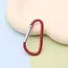 Mosquetão Colorido Liga de Alumínio Formato D Fivela de Pendurar Segurança em Escalada ao Ar Livre Fivela de Seguro Gancho de Mola Gancho para Bagagem Mochila