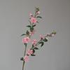 Nueva flor artificial china flor de seda rosa romántica flor de cerezo floral de piso boda decoración del hogar Camelia larga
