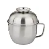 Suministro de Fábrica Taza de Acero Inoxidable 304 de Doble Capa para Comida Rápida Lonchera con Capas para Cantina Escolar Recipiente Hermético Se Puede Procesar y Personalizar