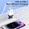 Cargador de Teléfono Móvil Europeo y Americano Macarrón Nuevo A+C Transfronterizo Cabeza de Carga Rápida de Doble Puerto Estándar Británico Qc3.0+Pd38W
