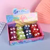 Brinquedo de Apertar para Alívio do Estresse de Caranguejo de Olhos Grandes, Feito de Borracha Macia TPR, com Contas Grandes, Maltose e Pó de Glitter