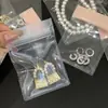 Bolsa de almacenamiento densa para joyas de EVA engrosado, pendientes, anillo de uñas, caja de almacenamiento portátil para joyas, bolsa para collar de joyería, antioxidación