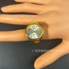 Reloj de anillo de sensación avanzada, comercio exterior, comercio electrónico, reloj de dedo caliente, reloj real, color, diamantes de imitación, moda, temperamento, reloj de mujer