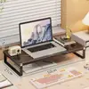 Soporte para portátil, estante para barbacoa, estante de enfriamiento para escritorio, soporte vertical plegable portátil para aumentar la altura del ordenador para escritorio de oficina