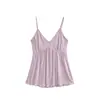 Estilo Coreano Doce Picante Menina Sexy Decote V Alça Fina Regata Verão Nova Moda Slim Fit Casual Versátil Sem Mangas Top para Mulheres