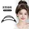 Grampo de cabelo volumizador invisível de coroa alta, base para raiz de cabelo para o topo da cabeça, aplique de cabelo para cabeças chatas, pente que aumenta a altura, acessório de cabelo sem costura