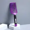 Conjunto de Presente Pente de Massagem com Almofada de Ar Personalizado, Pente de Presente para Mão, Pente com Topo de Caveira Fofo, Pente Oco Pente com Almofada de Ar