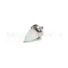 Brincos Pontiagudos de Titânio F136 com Opala, Piercings de Cartilagem, Piercings Labiais de Titânio G23, Acessórios de Joias para Body Piercing