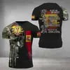 Armadura deportiva personal 3D con estampado digital para hombre, europea y americana, transpirable, holgada, camiseta que se puede personalizar, 2024