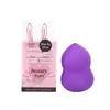 Esponja Dúplex Húmeda y Seca Tipo Calabaza Corte Divel Tipo Gota Set de Caja Huevo de Belleza Esponja de Maquillaje Huevo de Maquillaje