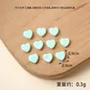Doces de Coração Simulados Cola de Creme para Artesanato DIY Acessórios de Brinquedo de Comida Simulada Pacote de Materiais para Decoração de Capa de Celular de Macaron Coração de Pêssego