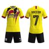 Jersey de fábrica fuente personalizado para partido de fútbol, entrenamiento, uniforme de equipo, impresión por sublimación, traje de fútbol de secado rápido personalizado