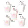 Lindo accesorio de resina miniatura realista taza de fruta colgante DIY para bolsa llavero de teléfono adorno W790