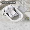 Bañera Plegable Sensible a la Temperatura para Bebé Plástico Multifuncional para el Hogar Bañera Grande Soporte de Baño