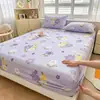 2026 Modelo Nuevo Algodón Lavado Sábana para Cama de Dormitorio Estudiantil Pieza Única Protector de Cama Cubierta de Cama Cubierta Protectora Funda de Almohada