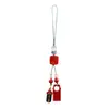 Atacado Mineral Cru Natural Alto Teor Cinábrio Vermelho Imperial Pingente da Sorte Pingente de Celular Chaveiro Acessório de Bolsa