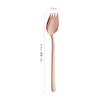 Colher de Café e Garfo Integrados em Aço Inoxidável 304 de Alto Valor Colher para Sobremesa Bolo Colher para Salada Garfo para Frutas Venda Direta de Fábrica