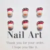 Decorações Populares de Unhas Artísticas de Cogumelo Gordo com Bolinhas de Desenho Animado, Cogumelos Pequenos Sólidos Coloridos 3D Fofos e Acessórios para Cabelo, Enfeites de Resina