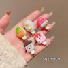 Pinza para el pelo de dibujos animados estilo coreano para mujer, nuevo modelo 2026, pinza para flequillo lateral, pequeño accesorio para el pelo exquisito de alta gama