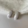 Brincos de Pedra com Tarraxas de Prata 925, Design de Moda Tendência 2023, Brincos Simples de Esmalte para Mulheres