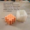 Dia dos Namorados Amor Silicone Vela Molde Rubik's Cube Silicone Molde DIY Aromaterapia Vela Gesso Pedras Ornamentos