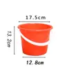 Cubo de Pintura Cubo de Plástico Cubo de Agua Cubo Rojo Pequeño Cubo para Recolectar Bayas Cubo Rojo Pequeño Pintura Artística Cubo para Lavar Pinceles de Pintura Cubo de Agua