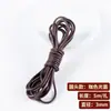 Corda de Couro Acessórios para Joias DIY Corda de Couro Redonda de 3mm Pulseira Colar Corda Trançada Pulseira de Corda Trançada DIY Feito à Mão