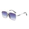3177 gafas de sol de caja metálica de doble haz gafas de sol UV400 moda europea y americana comercio exterior transfronterizo pilotos de Amazon