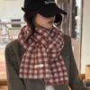 Bufanda Nueva de Imitación Cachemir para Mujer en Invierno Estilo Coreano Versátil Casual Estilo Universitario Chal Largo Bufanda Cálida para Jóvenes
