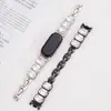 A Nova Série de Cores Starlight é Adequada para Pulseiras do Relógio Xiaomi Mi Band 8/9, Pulseiras de Relógio Inteligente com NFC de Aço Inoxidável Metálico