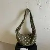 Bolsa Fresca e Doce de Bolinhas para Axila Feminina 2026 Nova Estilosa de Nicho Plissada Bolsa Dumpling Versátil para o Dia a Dia Bolsa de Ombro