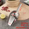 Pala de Hielo Engrosada de Acero Inoxidable Fondo Plano Pala Pala para Cubitos de Hielo Pala para Azúcar Pala para Té Pala para Arroz Pala para Harina Granos Pala para Alimentos de Uso Múltiple