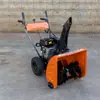 Lançador de Neve de Alta Potência, Arado de Neve Autopropelido Empurrado à Mão, Motor Euro 5, Exportado para a Rússia