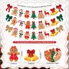 Decoraciones de ambiente, banderines, arreglos de aula de actividades y escena de clase, banderines de Navidad, estilo europeo y americano