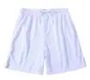 Pantalones cortos deportivos de baloncesto para hombre de secado rápido, diseño de cordón transpirable fino de verano, adecuados para correr y entrenamiento al aire libre, pantalones cortos de color liso hasta la rodilla